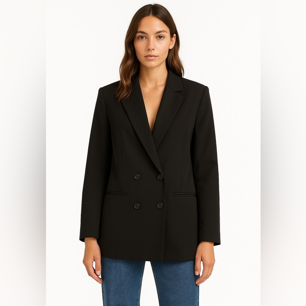 Lioness Oversized Double Breasted Blazer XS Black